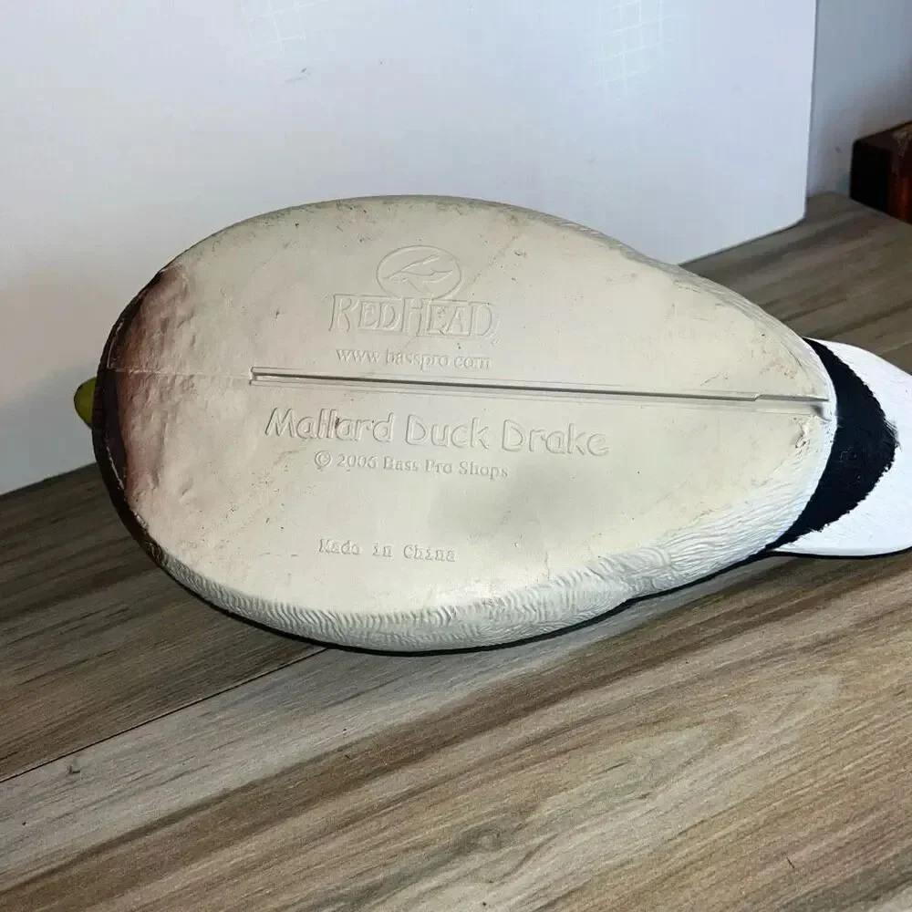 RedHead 2006 Mallard Duck Drake With Out Weight Decoy Hunting Bass Pro Shop Duck - Picture 6 of 6